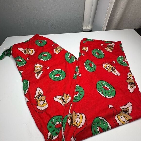 Homer Simpson pajama pants nwot size small men’s Christmas - Picture 1 of 7